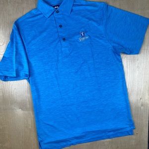 FootJoy Longview Golf Club Mens Small Polo Blue